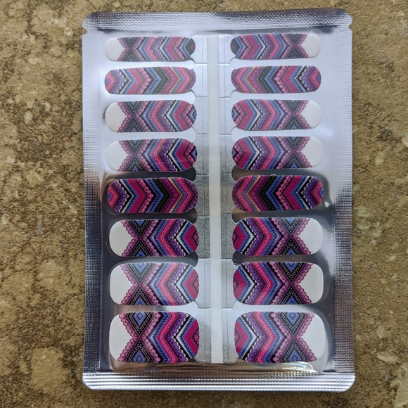 5 for $20 Nail Wrap - Pink Lace - Picture 2 of 8